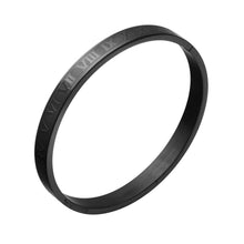 Load image into Gallery viewer, Engraved Roman Numeral Bangle
