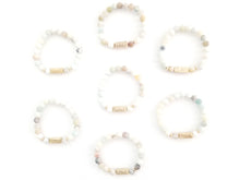 Load image into Gallery viewer, Natural Stone Handmade Inspirational Charm Bracelet