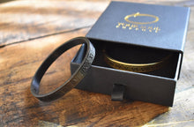 Load image into Gallery viewer, Engraved Roman Numeral Bangle
