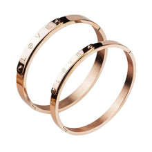 Load image into Gallery viewer, Engraved Love Bangle
