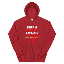 Load image into Gallery viewer, Dream Believe Explore Discover - Hooded Sweatshirt