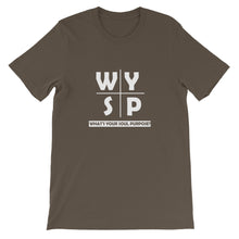Load image into Gallery viewer, WYSP - What's Your Soul Purpose? - Cross - Short-Sleeve Unisex T-Shirt