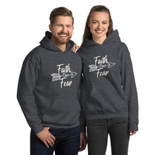 Load image into Gallery viewer, Faith Over Fear - Hooded Sweatshirt
