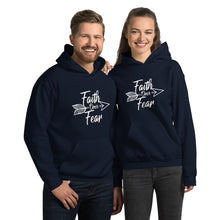 Load image into Gallery viewer, Faith Over Fear - Hooded Sweatshirt