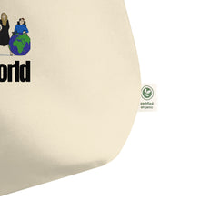 Load image into Gallery viewer, We Are The World - Large organic tote bag