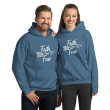 Load image into Gallery viewer, Faith Over Fear - Hooded Sweatshirt