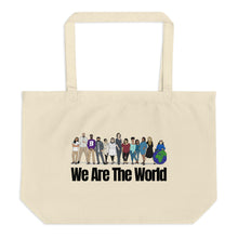Load image into Gallery viewer, We Are The World - Large organic tote bag