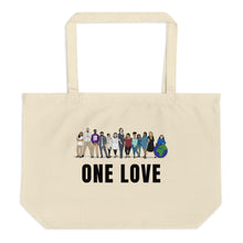 Load image into Gallery viewer, One Love - Large organic tote bag
