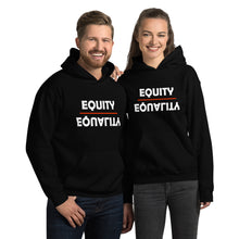 Load image into Gallery viewer, Equity Over Equality - Bold - White - Hooded Sweatshirt
