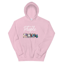 Load image into Gallery viewer, We are the People - Bold - White - Hooded Sweatshirt