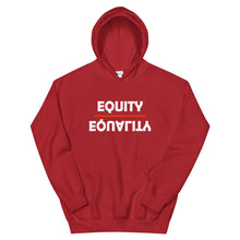 Load image into Gallery viewer, Equity Over Equality - Bold - White - Hooded Sweatshirt