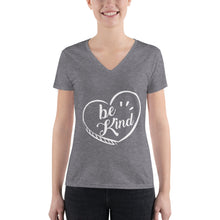 Load image into Gallery viewer, Be Kind - Women's V-neck Tee