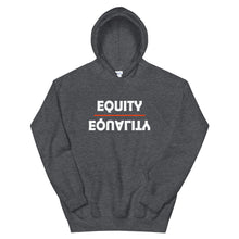 Load image into Gallery viewer, Equity Over Equality - Bold - White - Hooded Sweatshirt