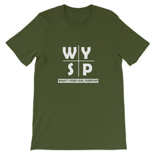 Load image into Gallery viewer, WYSP - What's Your Soul Purpose? - Cross - Short-Sleeve Unisex T-Shirt