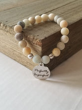 Load image into Gallery viewer, Natural Stone Themed Engraved Charm Bracelet