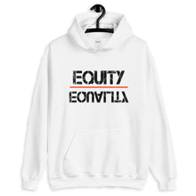 Load image into Gallery viewer, Equity Over Equality - Black - Hooded Sweatshirt