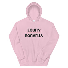 Load image into Gallery viewer, Equity Over Equality - Bold - Black - Hooded Sweatshirt