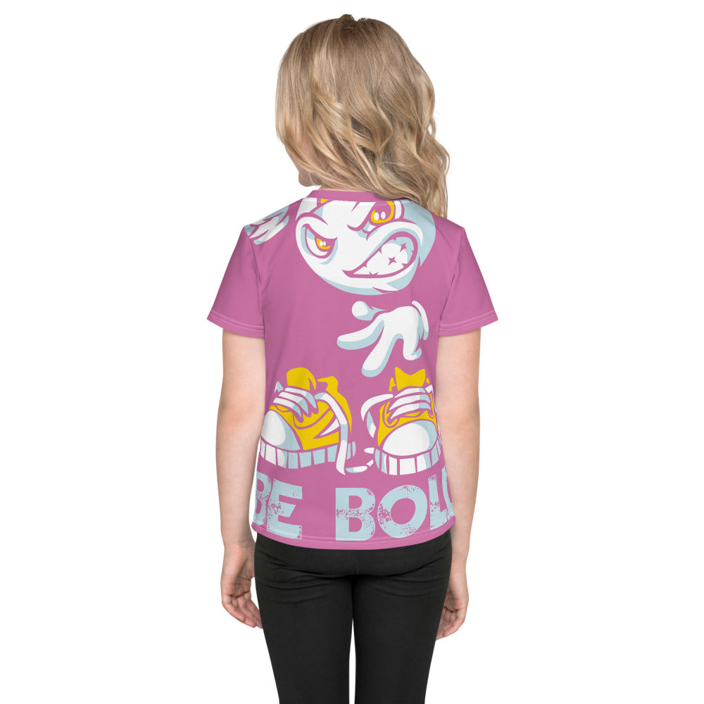 Be Bold - All Over - Pink - Kids T-Shirt