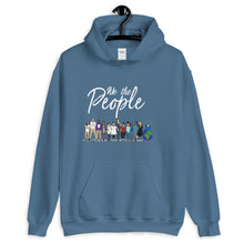 Load image into Gallery viewer, We the People - Bold - White - Hooded Sweatshirt