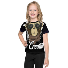 Load image into Gallery viewer, Be Creative - All Over - Black - Kids T-Shirt