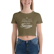 Load image into Gallery viewer, Inspiration Action Success - Women’s Crop Tee