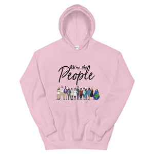We are the People - Bold - Black - Hooded Sweatshirt