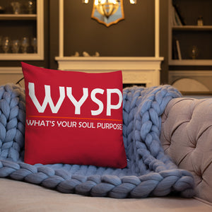 WYSP - Equity Over Equality - Red & Blue - Premium Pillow