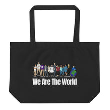 Load image into Gallery viewer, We Are The World - Large organic tote bag