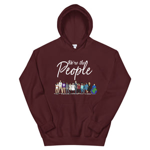 We are the People - Bold - Black - Hooded Sweatshirt