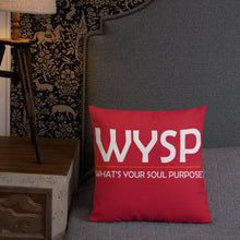 Load image into Gallery viewer, WYSP - Equity Over Equality - Red &amp; Blue - Premium Pillow