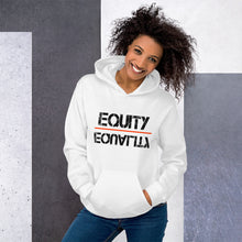 Load image into Gallery viewer, Equity Over Equality - Black - Hooded Sweatshirt