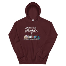 Load image into Gallery viewer, We are the People - Bold - White - Hooded Sweatshirt