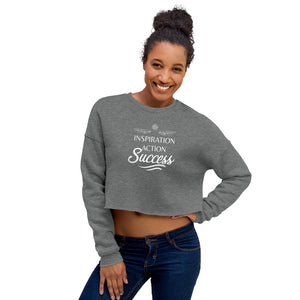 Inspiration Action Success - Crop Sweatshirt