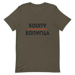 Equity Over Equality - Bold - Black - Short-Sleeve Unisex T-Shirt