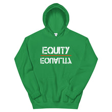 Load image into Gallery viewer, Equity Over Equality - White - Hooded Sweatshirt