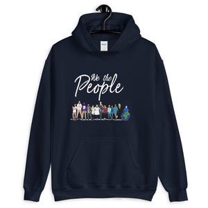 We the People - Bold - White - Hooded Sweatshirt