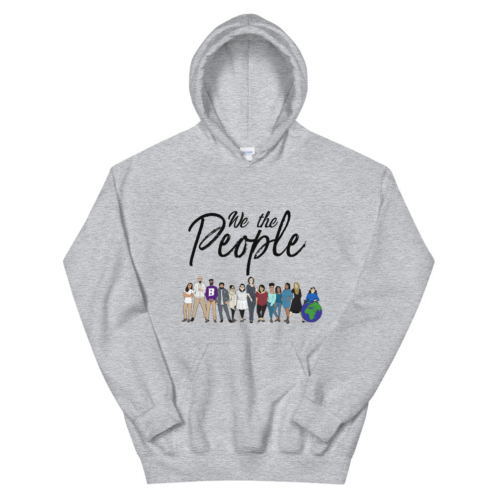 We the People - Bold - Black - Hooded Sweatshirt