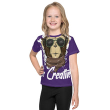 Load image into Gallery viewer, Be Creative - All Over - Purple - Kids T-Shirt