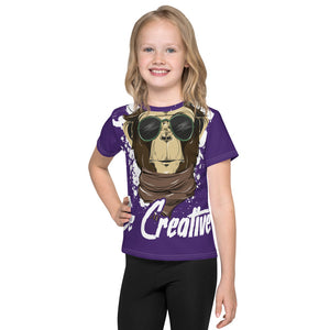 Be Creative - All Over - Purple - Kids T-Shirt