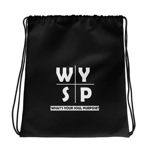 WYSP - What's Your Soul Purpose? - Cross - Drawstring bag
