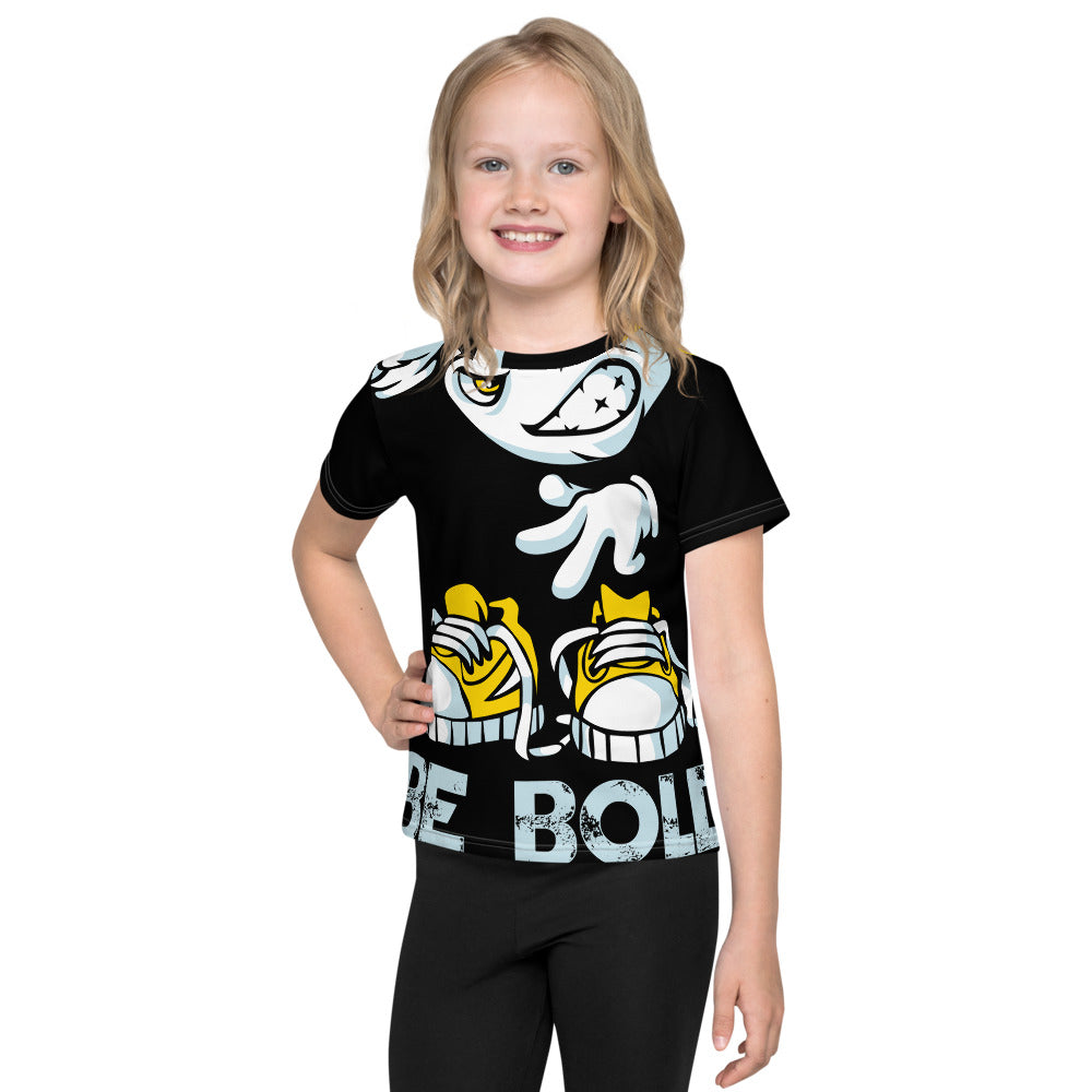 Be Bold - All Over - Black - Kids T-Shirt