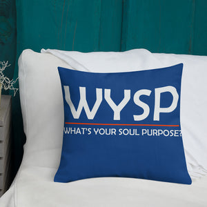 WYSP - People - Red & Blue - Premium Pillow
