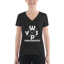Load image into Gallery viewer, WYSP - What&#39;s Your Soul Purpose? - Ozark - Women&#39;s Fashion Deep V-neck Tee
