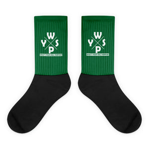 WYSP - What's Your Soul Purpose? - Ozark - Green & Black Foot Sublimated Socks