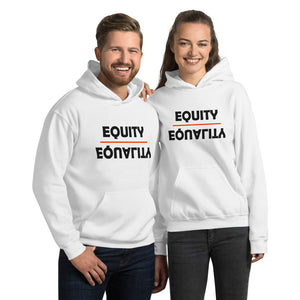 Equity Over Equality - Bold - Black - Hooded Sweatshirt