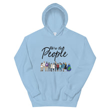 Load image into Gallery viewer, We are the People - Bold - Black - Hooded Sweatshirt